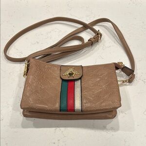 Elegant Tan Crossbody Bag